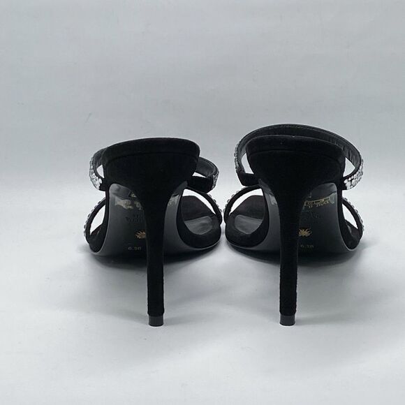 Stuart Weitzman Suede Embellished Sandals size 6.5 - Picture 6 of 11